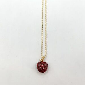 Kate Spade pave apple necklace